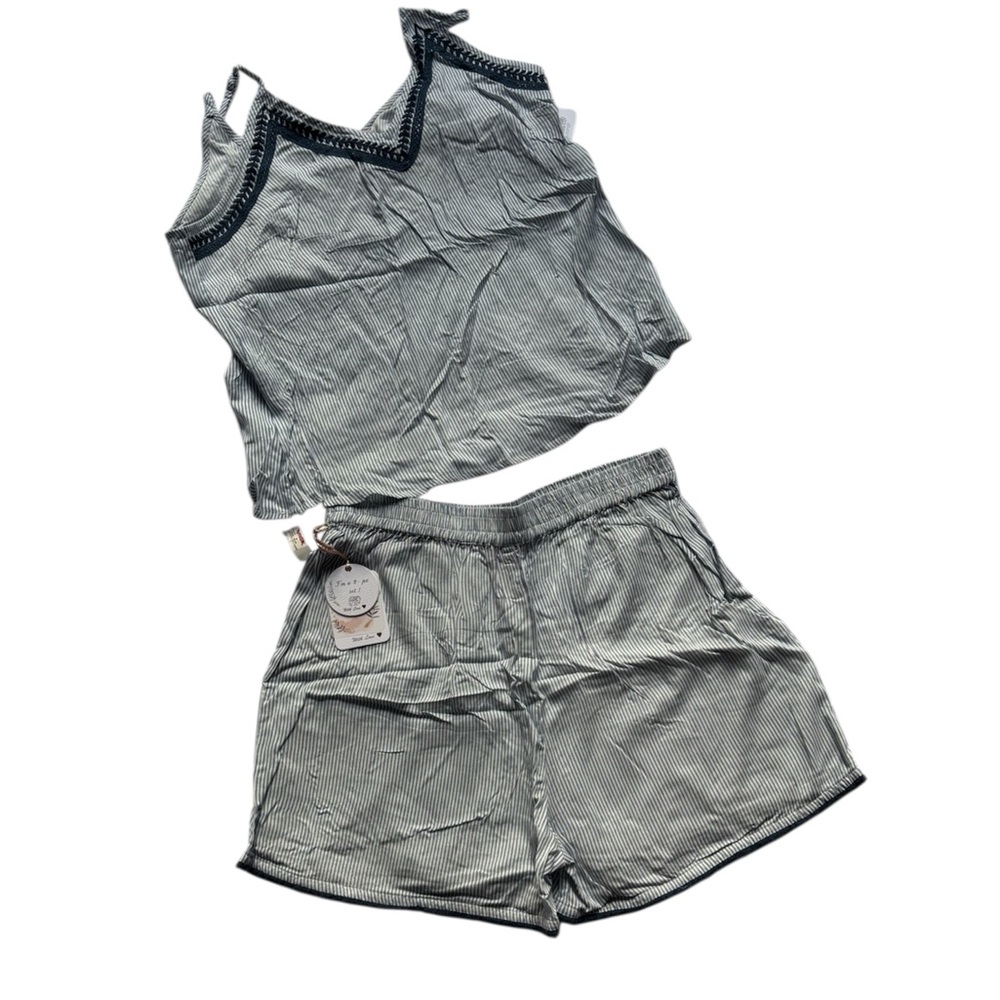 Women's Striped Sleepwear Set